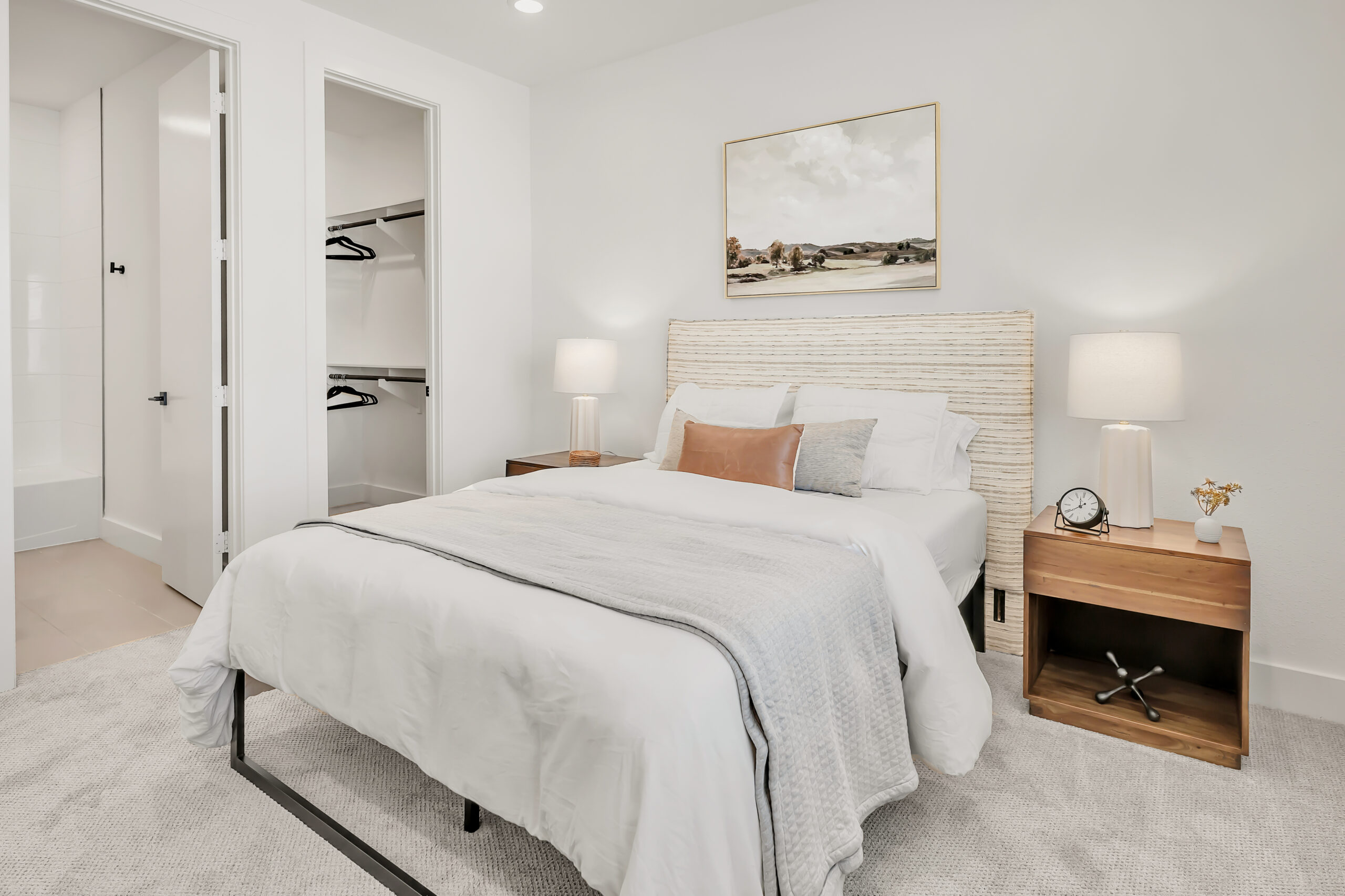 Bedroom suite at The Urban, the kind of room parents buy instead of rent